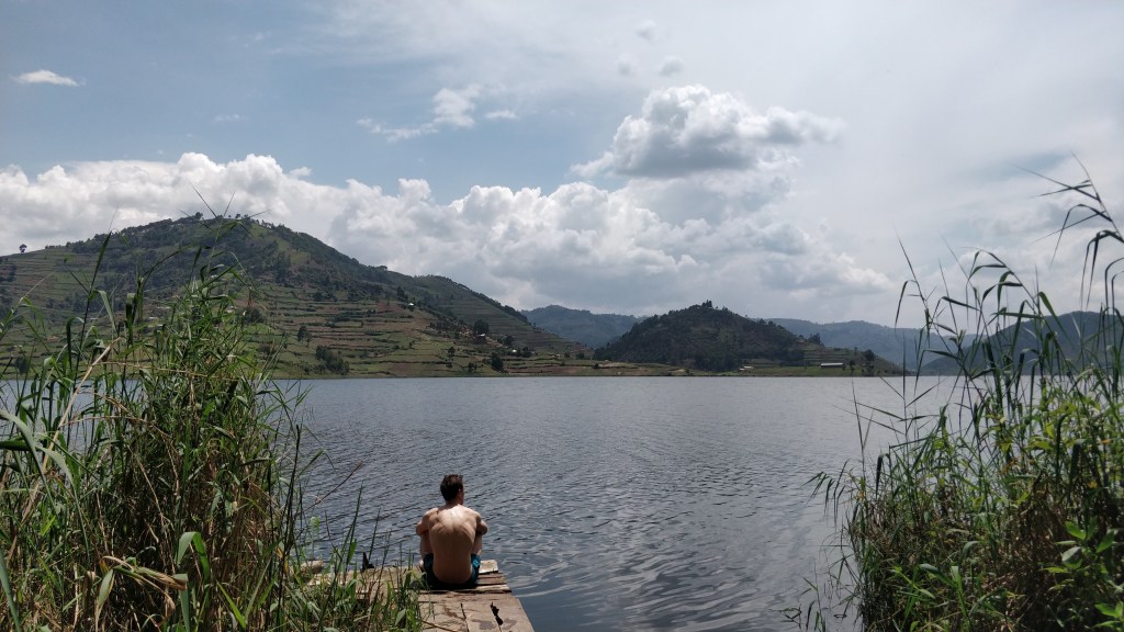 Relaxing at Lake&nbsp;Bunyonyi